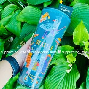 💙NWT💚Starbucks 2024 ‘Seattle’ Washington Discovery Series Cold Cup Tumbler